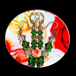 8 earring sets BUNDLE SALE!!! Made w/ Swarovski